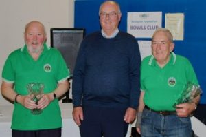 Tim O’Neill & Danny Twohig (Douglas GAA) Runners up in the Westgate Over 60's Pairs Tournament