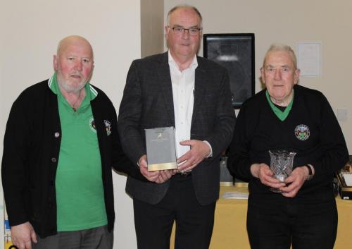 Douglas GAA Joint 3rd in the Westgate Over 60's Pairs Tournament 2019