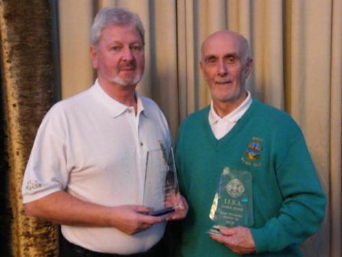 Neil O'Keeffe & Pat McCarthy Wilton runners up Over 70's Pairs