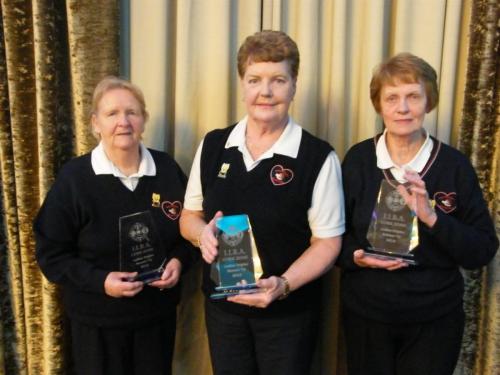 Mary Murphy, Pauline Delaney & Peg Ahern Sacred Heart Runners up Ladies Triples