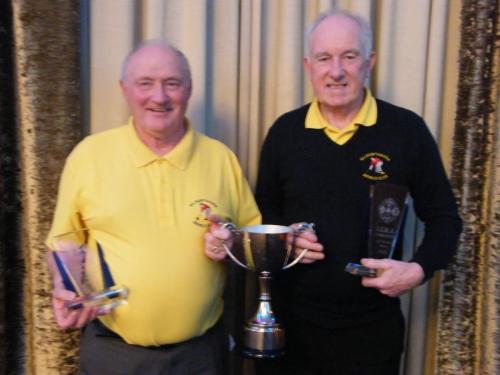 Terry O'Keeffe & Joe Kirby  Glounthaune  winners Over 70's Pairs