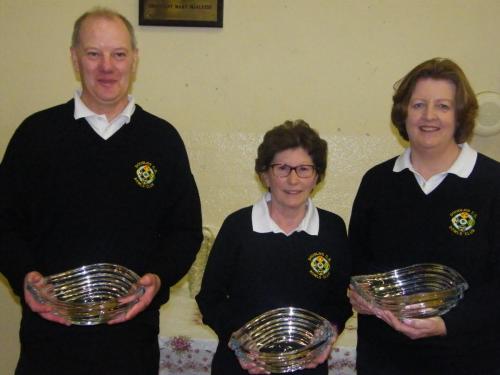 Douglas Community School Runners up in St.Vincents Triples