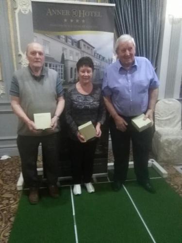 Anner Hotel, Thurles Bowls Break Rink 3. Team 27  Prize Winners