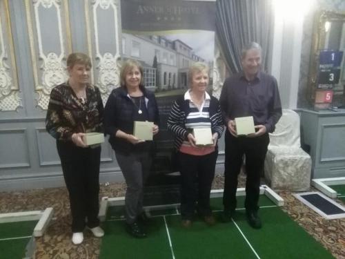 Anner Hotel, Thurles Bowls Break Team 11 Rink 2 Prize Winners