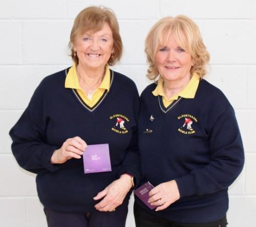 Runners up in the LADIES PAIRS Kay Savage & Marian Canning    (Glounthaune)