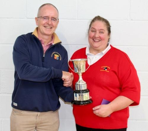 Winner  of the LADIES SINGLES     Majella Conlon   (Watergrasshill)