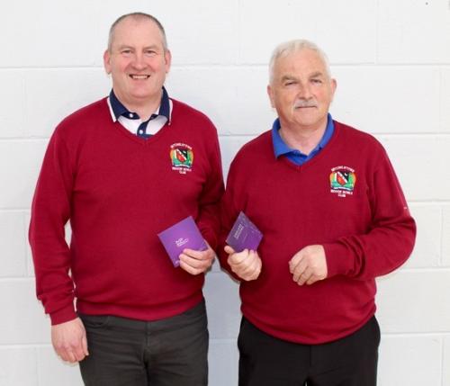 Runners up in the OPEN PAIRS  Dave Cahill & Dick Cahill  (Mitchelstown)