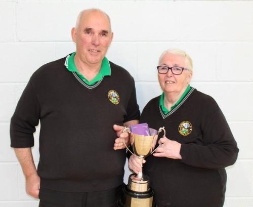 Winners  of the OVER 55'PAIRS     Betty Kenneally & Tony Kenneally (Douglas GAA)
