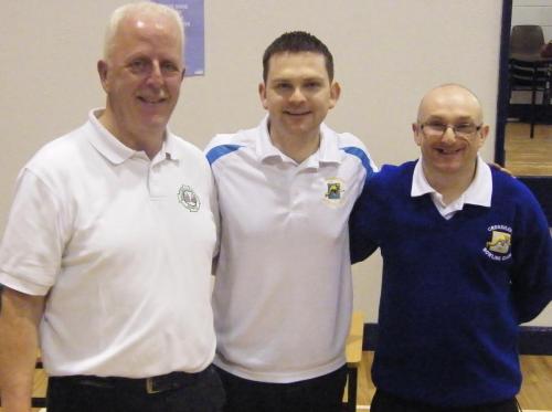 Martin Sisk (Ballincollig GAA) & Keith Middleton (Crosshaven) Joint 3rd and Conor Middleton (Crosshaven) runner up in Crosshaven Gents Singles