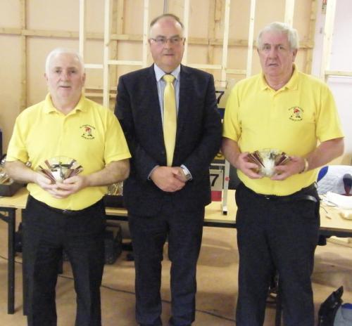 Danny O'Keeffe & Tony O'Shea (Glounthaune) Joint 3rd in Westgate Over 60's Pairs