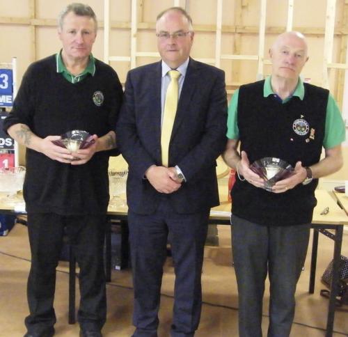 Charlie Saville & Tom Byrne (Douglas GAA) Joint 3rd in Westgate Over 60's Pairs