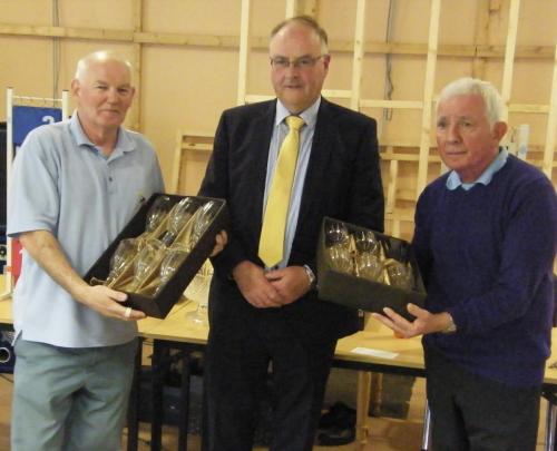 Jim Byrne & Michael O'Riordan (Glenview) Runners Up in Westgate Over 60's Pairs