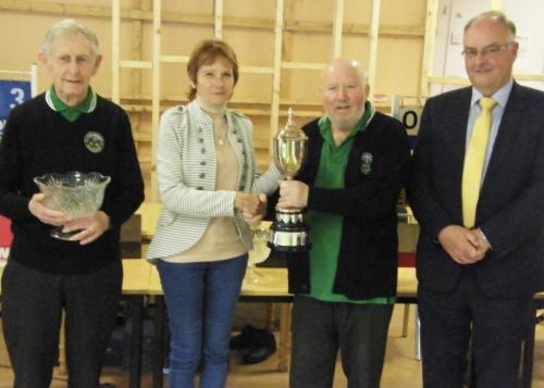 John Curran & Danny Twohig (Douglas GAA) Winners  of Westgate Over 60's Pairs