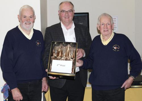 Carrigaline GAA Runners up in the Westgate Over 60's Pairs Tournament 2019