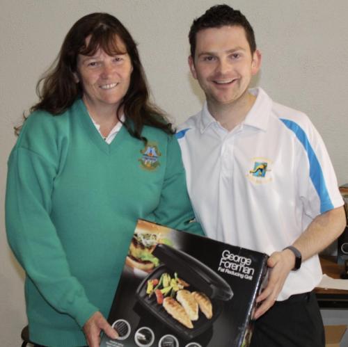 Margaret Moynihan (Wilton)  Joint 3rd in the Crosshaven Ladies Singles 2019.