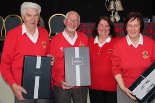 Grange/Frankfield Joint 3rd in the Watergrasshill Triples 2019